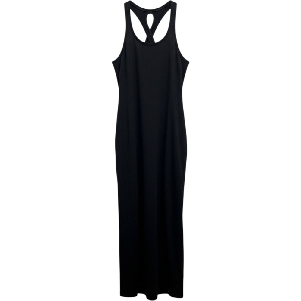 Lululemon Restore and Revitalized Maxi Dress Black Size 10 NWT Racerback LW1BHDS